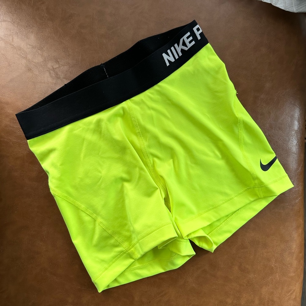 💛 NEON 💚 Nike Pro Spandex (S)